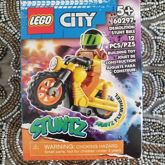 NEW LEGO Stunt Bike Motorcycle 60297 Flywheel $15 - Picture 5 of 6